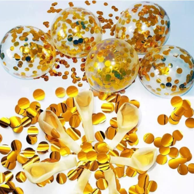 Confetti Jori Balloons, Perfect for Anniversary, Birthday, Baby Shower, Valentine's Day Parties, Home, Restaurants, and Showroom Decor– (Pack of 10 Pcs)