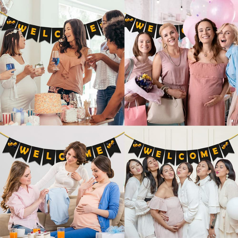 Welcome Home Card Banner Set - Complete Decorative Pack - (Pack of 1 Set)