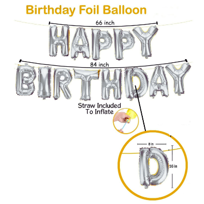 Birthday Combo Pack Purple Theme- Foil Banner, Backdrop Curtains, Metallic Balloons, Confetti, Arch, Both Site Tape, Star & Love Foil Balloon - Full Package (64 Pieces)