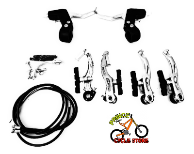 Buy Bicycle V Alloy Brake Full Set MTB,Cable Wire and Break Lever Full Set - Bike Prince Cycle Store At Best Price In Bangladesh