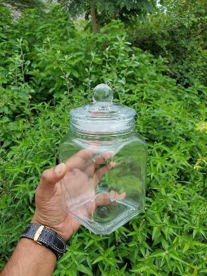 Buy ১০০০ ml airtight square shape glass jar at Best Price In Bangladesh