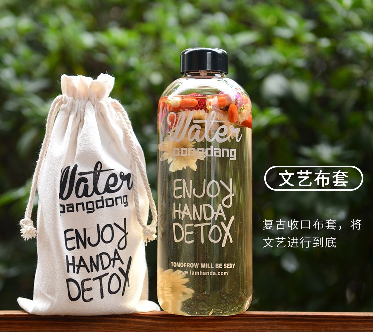 Buy  New Korean Pongdang Water Bottle - 1100ml Transparent Eco-Friendly Plastic at Best Price In Bangladesh