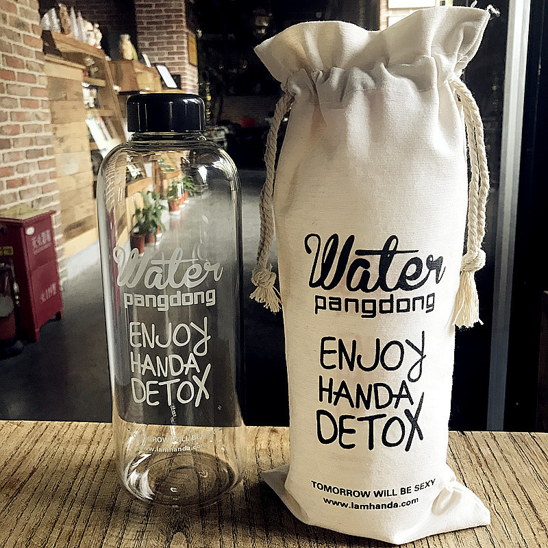 Buy  New Korean Pongdang Water Bottle - 1100ml Transparent Eco-Friendly Plastic at Best Price In Bangladesh