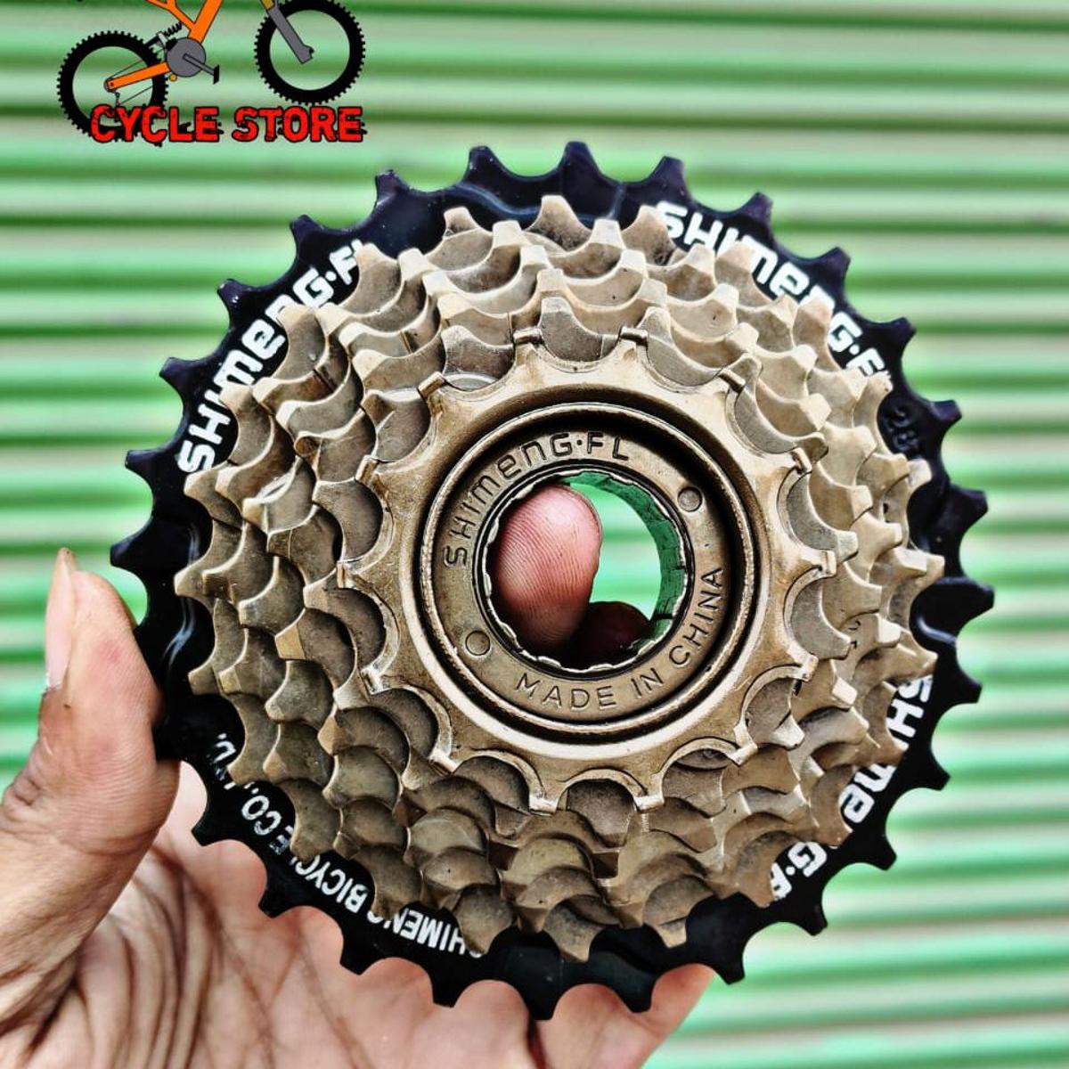 Buy Bicycle Freewheel 7 Speed MF-TZ500-7 Index 14-28 Freewheel Block Screw On Bicycle Accessories - Bike Prince Cycle Store  At Best Price In Bangladesh
