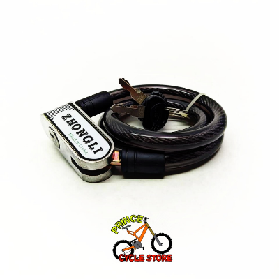 Buy Zhongli Bicycle Cable Lock - Random Color Cable Lock For Cycle 321 Lock Prince Cycle Store  At Best Price In Bangladesh