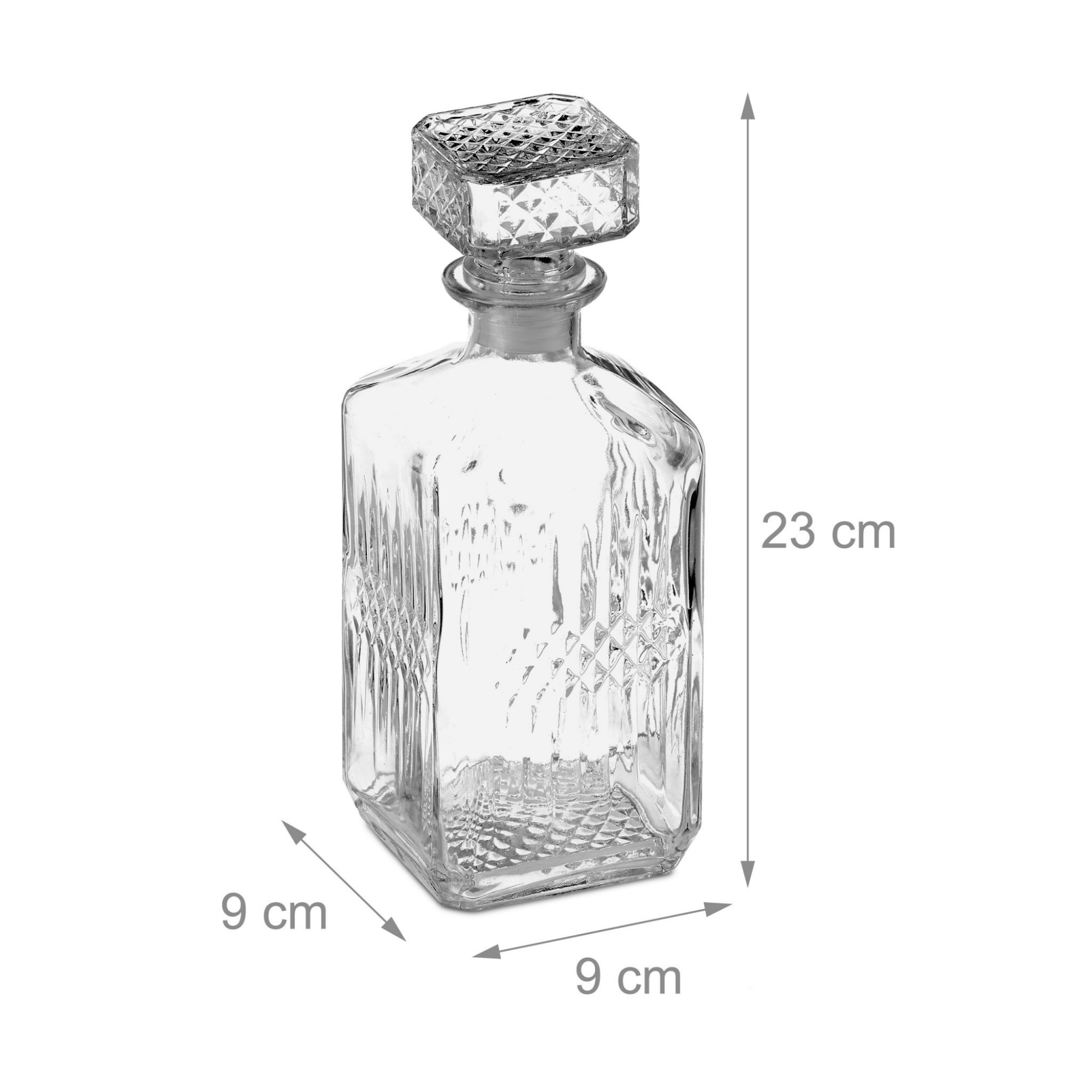 Buy Home Decor Whiskey Decanter 1000ml Stripe  at Best Price In Bangladesh