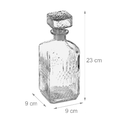 Buy Home Decor Whiskey Decanter 1000ml Stripe  at Best Price In Bangladesh