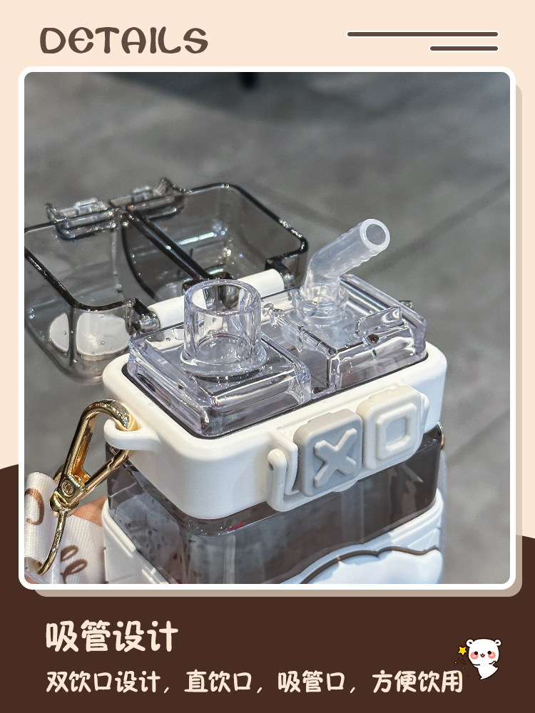 Buy 520ml Double Mouth School Water Bottle Flask  at Best Price In Bangladesh