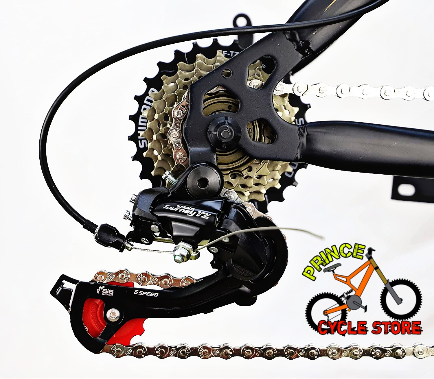Buy Shimano TZ-50 6/7 speed Rear Derailleur/Gear Changer Bicycle Accessories Prince Cycle Store  At Best Price In Bangladesh