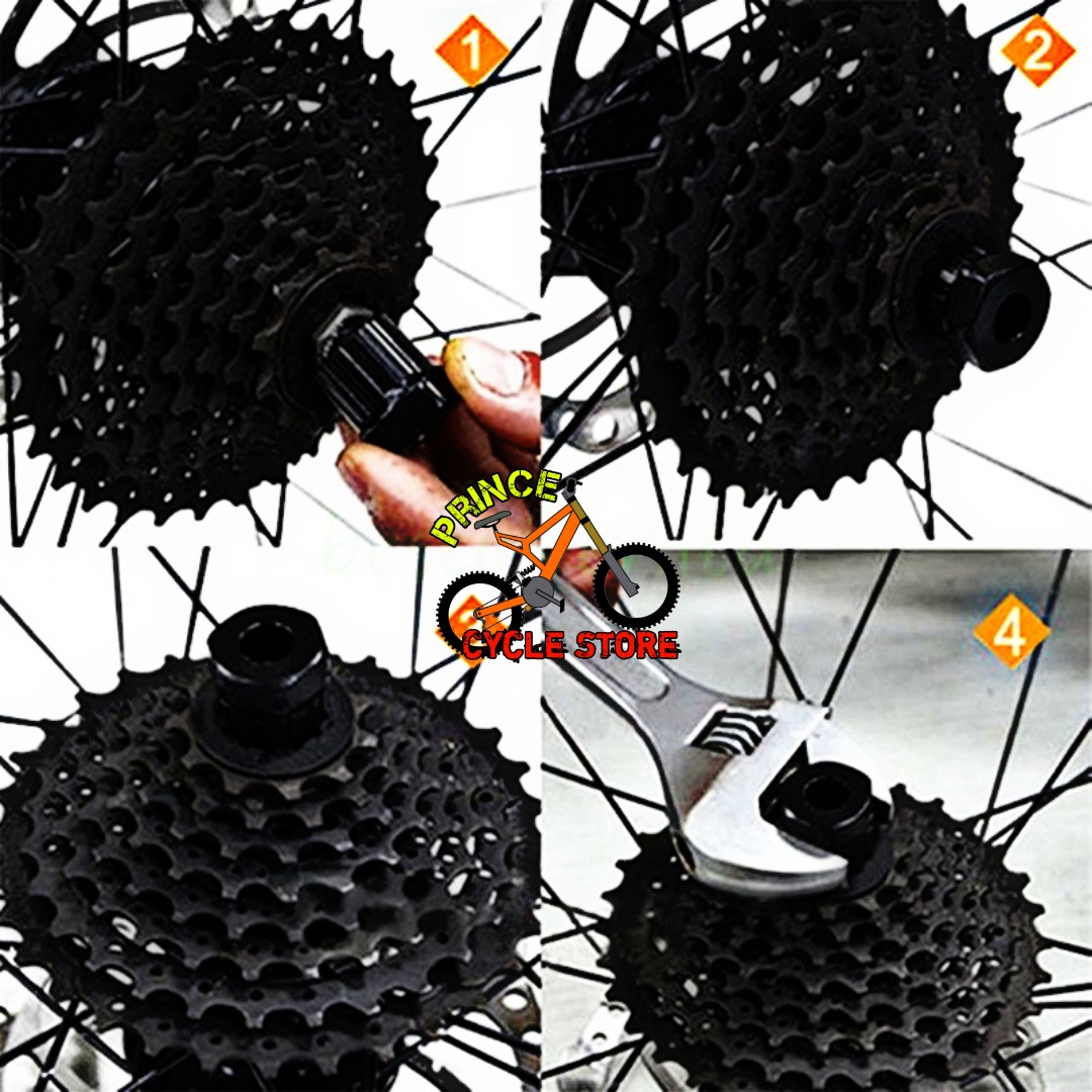 Buy Bike Bicycle Cassette Flywheel Freewheel Lockring Remover Removal Repair Tool 12 Teeth durable carbon steel Wrench - Bike Prince Cycle Store At Best Price In Bangladesh