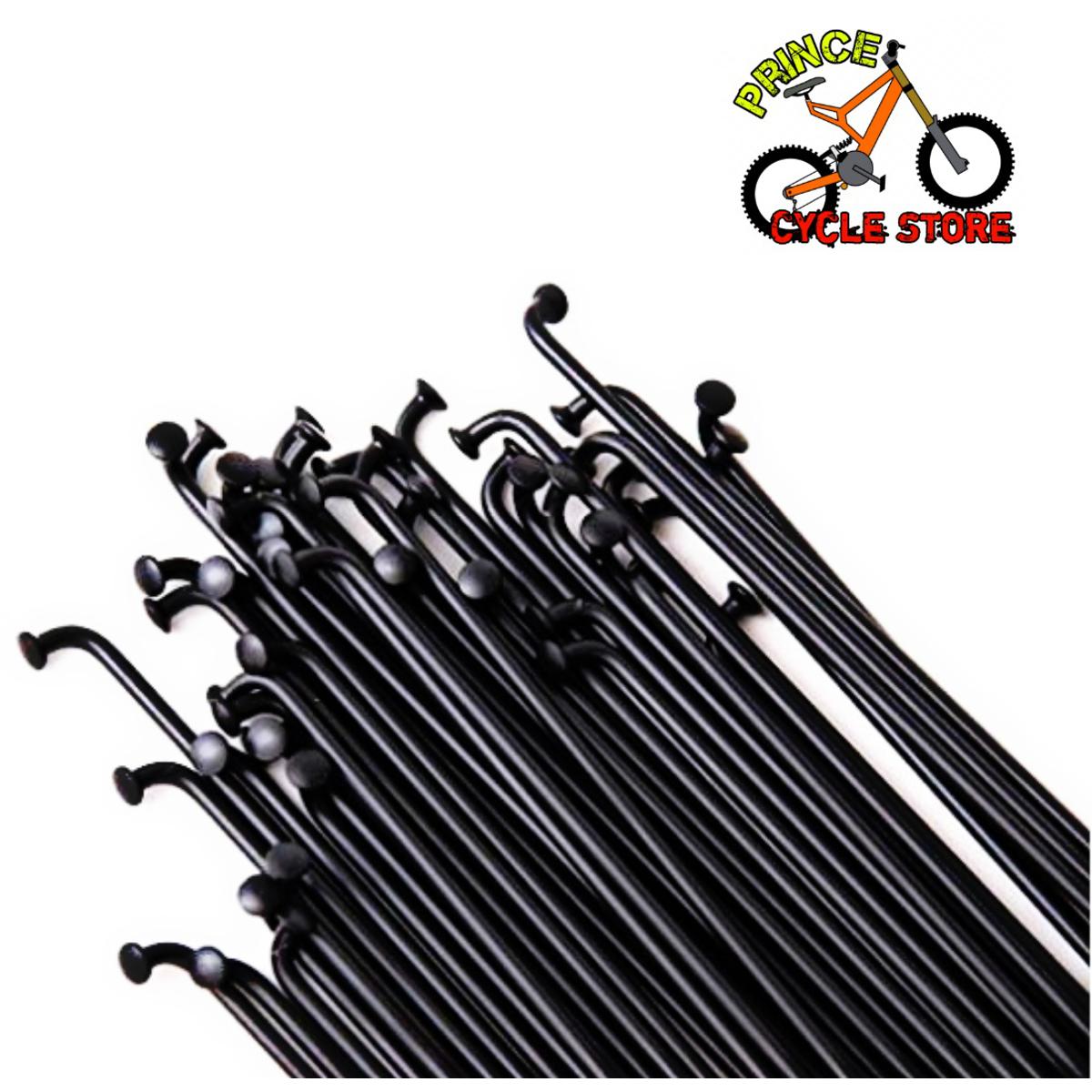 Buy Bike Spokes 26" Any Bicycle Stainless Steel Bicycle Spokes With Nipples 36 pcs Black Prince Cycle Store  At Best Price In Bangladesh