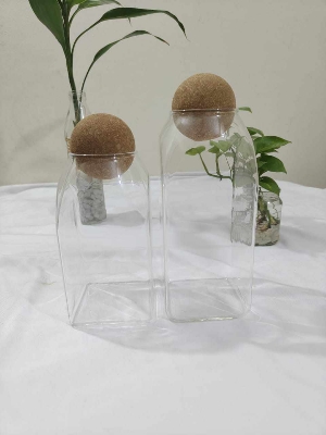 Buy Multifunctional jar Glass jar - set of 2 at Best Price In Bangladesh