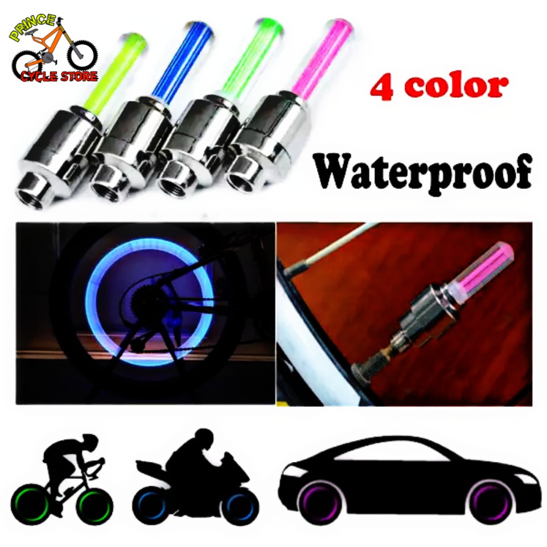 Buy 2 PCS Bicycle Car LED Neon Tire Wheel Gas Nozzle Valve Glow Stick Light For Bike/Car/Motorbike Prince Cycle Store  At Best Price In Bangladesh