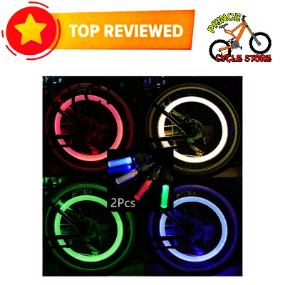 Buy 2 PCS Bicycle Car LED Neon Tire Wheel Gas Nozzle Valve Glow Stick Light For Bike/Car/Motorbike Prince Cycle Store  At Best Price In Bangladesh