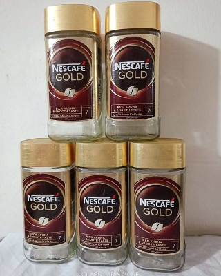 Buy 1000ml Gold Coffee Jar 5-Piece Set  at Best Price In Bangladesh