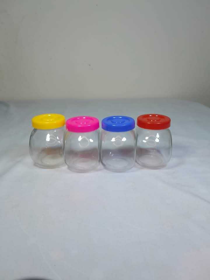 Buy 350 ML 4 Piece Set Glass Jar - New Jar at Best Price In Bangladesh