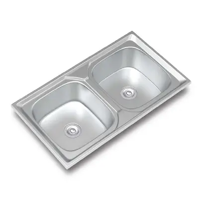 Buy RFL Kitchen Sink Luxury (Double Bowl) 32"x18" at Best Price In Bangladesh