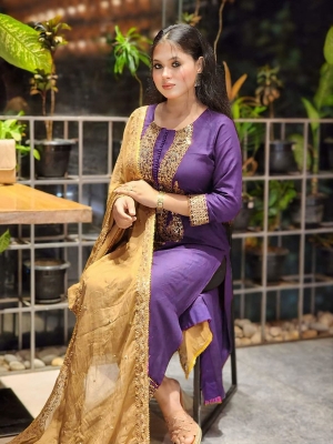 Buy AC Cotton Readymade Three piece at Price In Bangladesh