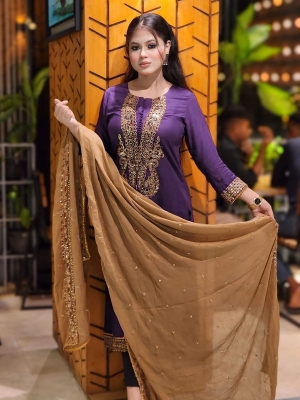 Buy AC Cotton Readymade Three piece at Price In Bangladesh