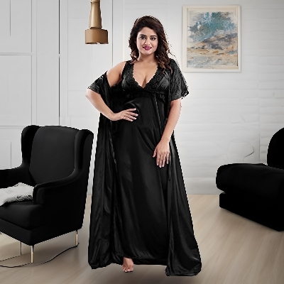 Buy Embrace Comfort and Style with Our Fashionable 6-Part Nighty Dress for Ladies  at best Price In Bangladesh