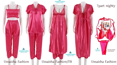 Buy Sexy Women High Quality Exclusive Women's Party Wear Nighty Dresses Fashionable 7 Part Night Dress - Elegant Nightwear, Fashionable Sleepwear. at best Price In Bangladesh