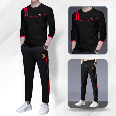 Buy New full Sleeves T-Shirt & Full Trouser Combo (Set) for Man Online Best Price In Bangladesh
