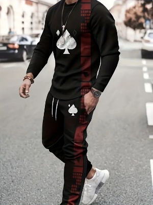 Buy New full Sleeves T-Shirt & Full Trouser Combo (Set) for Man Online Best Price In Bangladesh