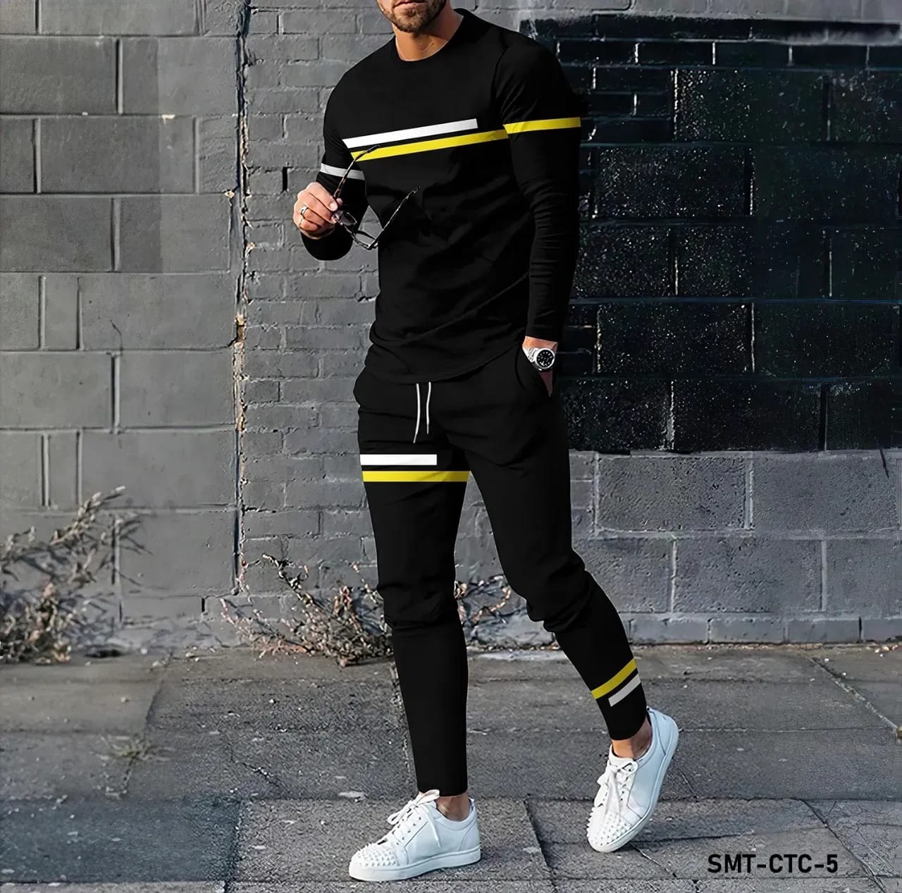 Buy New full Sleeves T-Shirt & Full Trouser Combo (Set) for Man Online Best Price In Bangladesh