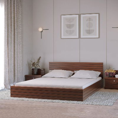 Buy Regal Margaret Wooden Double Bed Online at Best Price