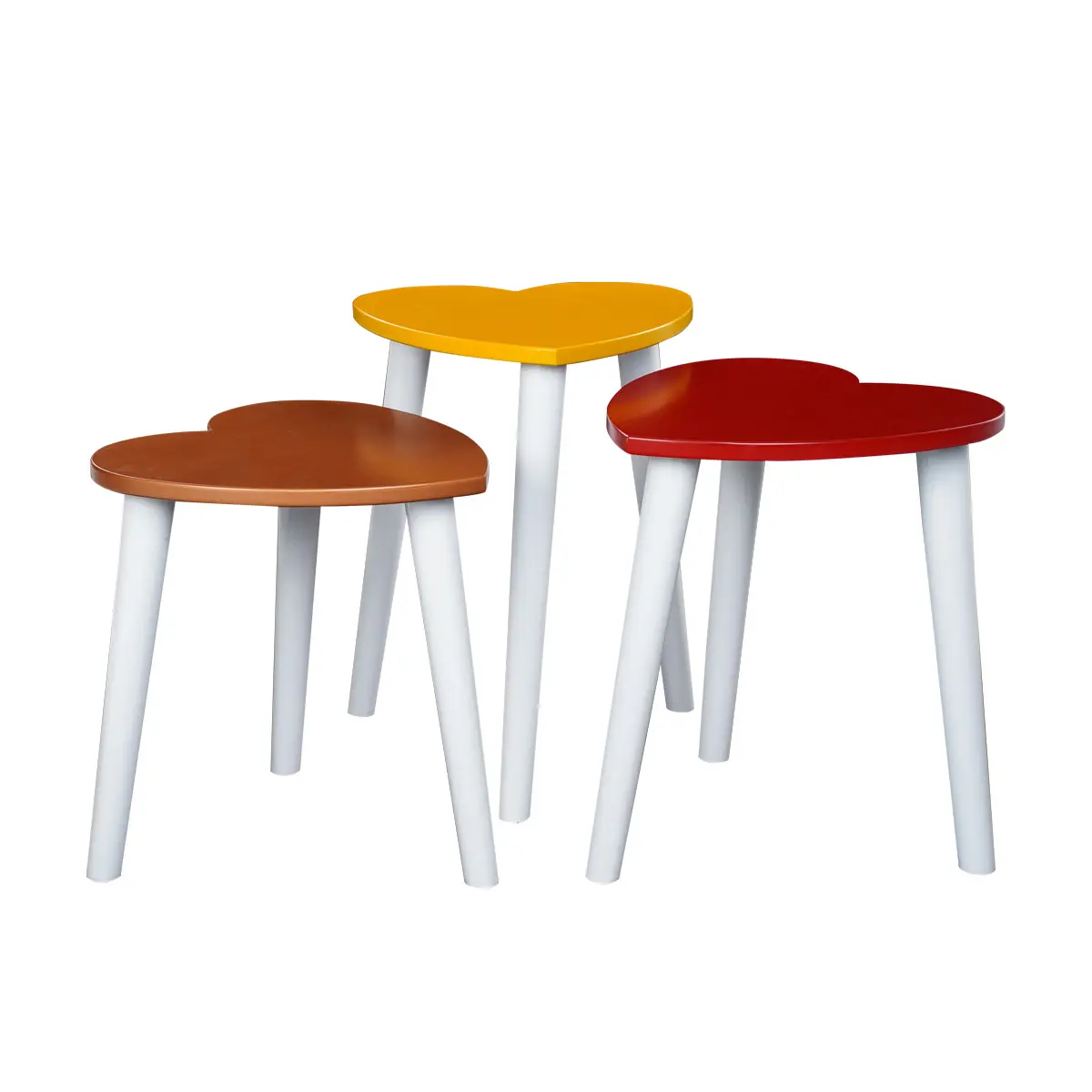 Buy Regal Coffee Table-Love (3 Set) HDC-3007  Online Best Price In Bangladesh