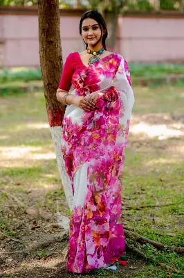 Buy Digital Print Saree at Best Price In Bangladesh