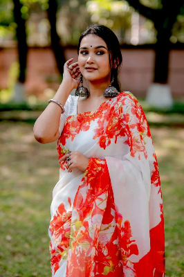 Buy Digital Print Saree at Best Price In Bangladesh