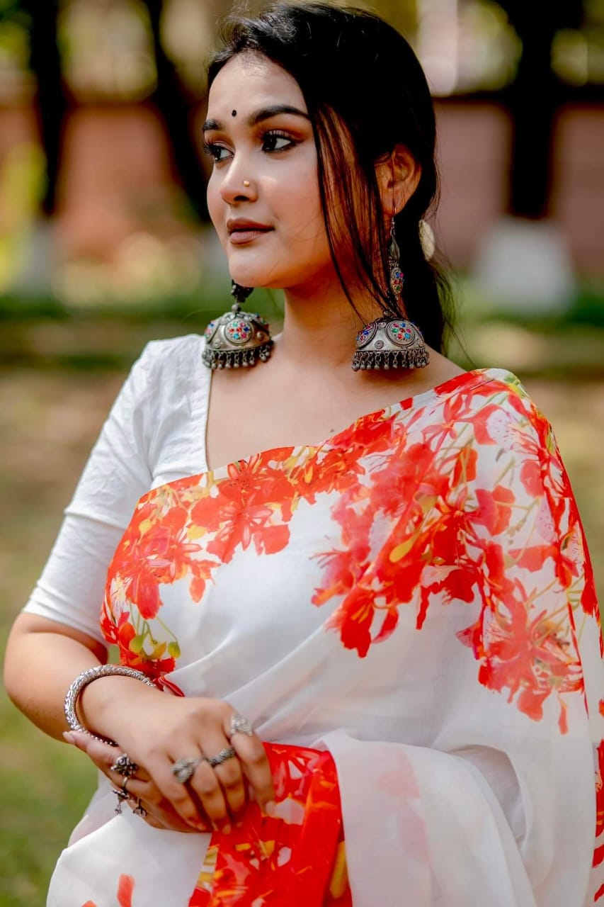 Buy Digital Print Saree at Best Price In Bangladesh