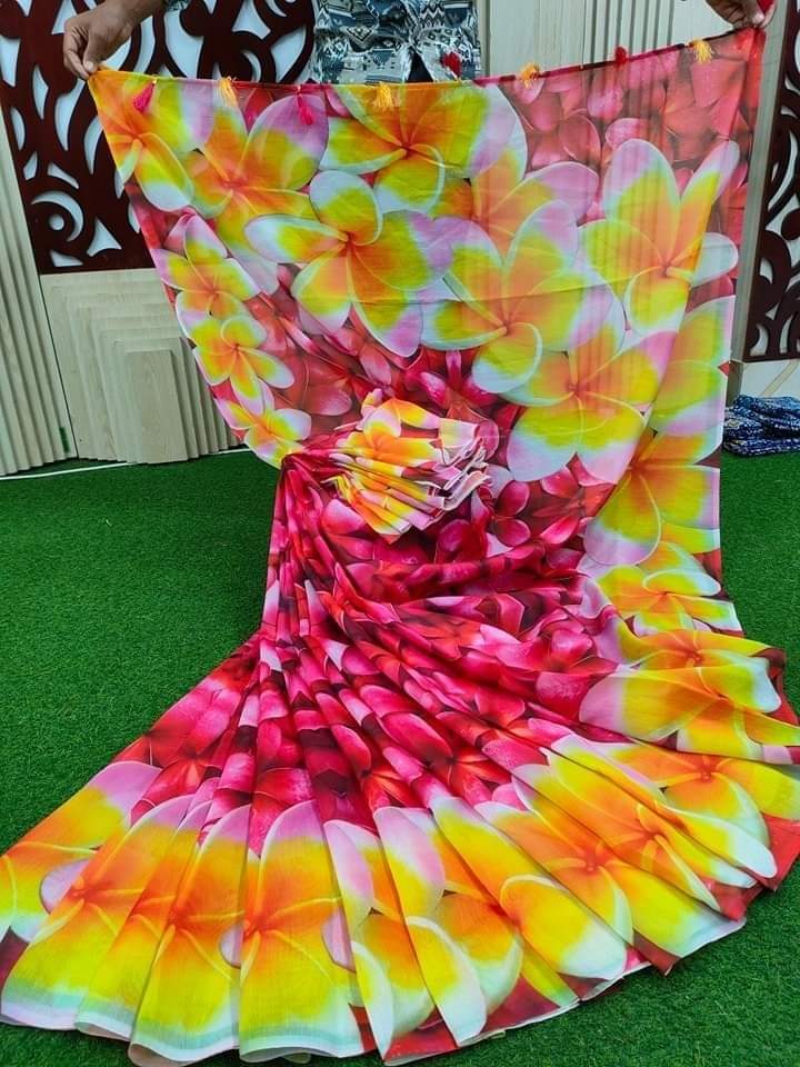 Buy Digital Print Saree at Best Price In Bangladesh