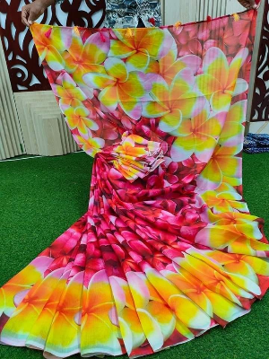 Buy Digital Print Saree at Best Price In Bangladesh