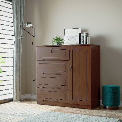 Buy Regal Legacy Wood Wardrobe Antique Online at Best Price