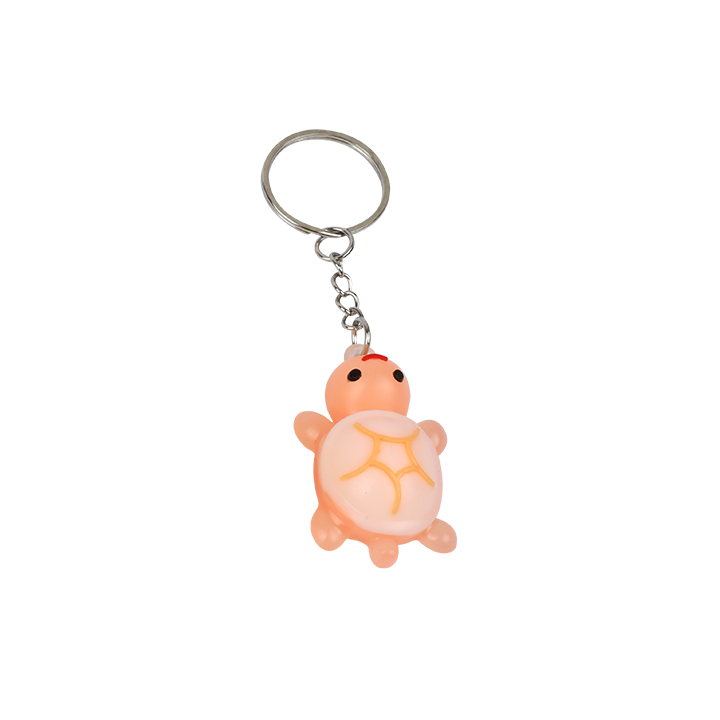 Buy Peachy Pink Cute Turtle Rubber Soft Keychain at Best Price In Bangladesh