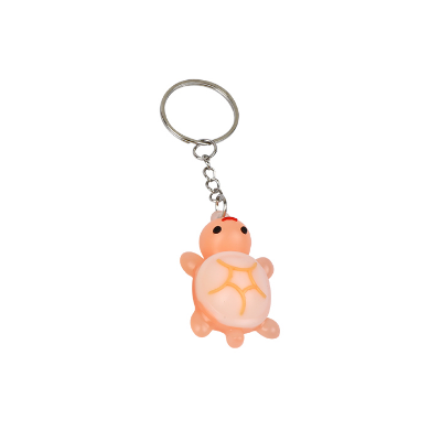 Buy Peachy Pink Cute Turtle Rubber Soft Keychain at Best Price In Bangladesh