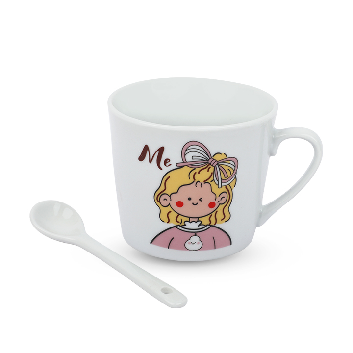 Buy Creative Cartoon ceramic cup Girly Design Coffee Mug at Best Price In Bangladesh