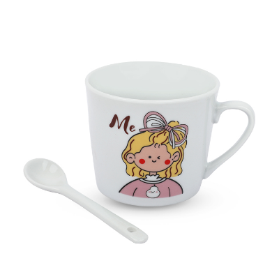 Buy Creative Cartoon ceramic cup Girly Design Coffee Mug at Best Price In Bangladesh
