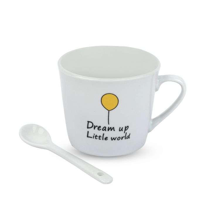 Buy Cute Balloon printed Coffee Mug Creative Ceramic Cup at Best Price In Bangladesh