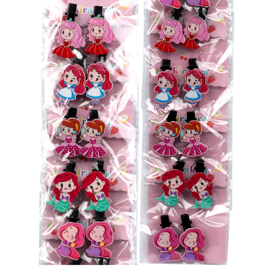 Buy AiNan Cute Princess Character Clips for Kids 10 pcs Set at Best Price In Bangladesh