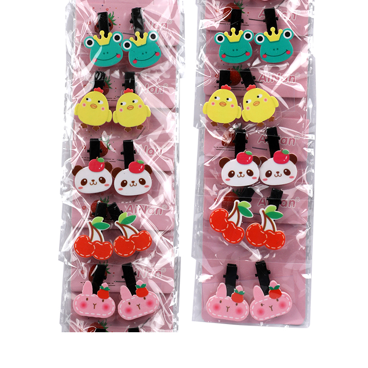 Buy AiNan Cute Cartoon Character Clips for Kids 10 pcs Set at Best Price In Bangladesh