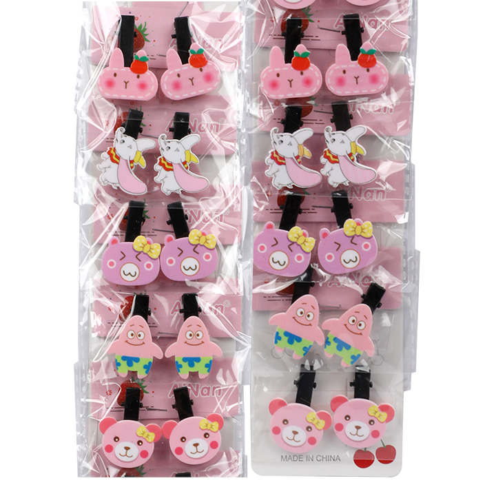 Buy AiNan Cute Fun Cartoon Character Clips for Kids 10 pcs Set at Best Price In Bangladesh