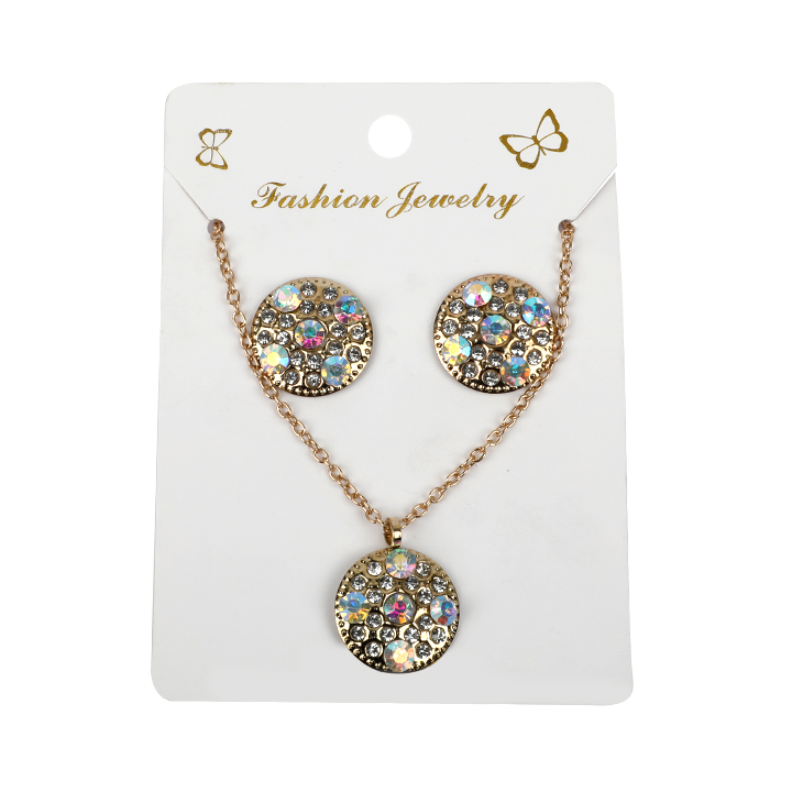 Buy Fashion Jwellery Round Opal color stone Design Fashionable Jewellery Set for Women at Best Price In Bangladesh