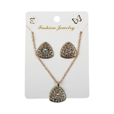 Buy Fashion Jwellery Triangle Design Fashionable Jewellery Set for Women at Best Price In Bangladesh