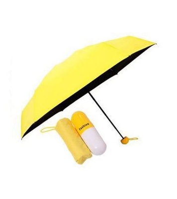 Buy7" Mini Folding Capsule Umbrella With Cute Capsule Case light-weight and small at Best Price in Online
