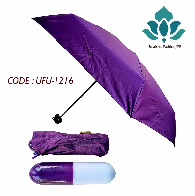 Picture of 7" Mini Folding Capsule Umbrella With Cute Capsule Case