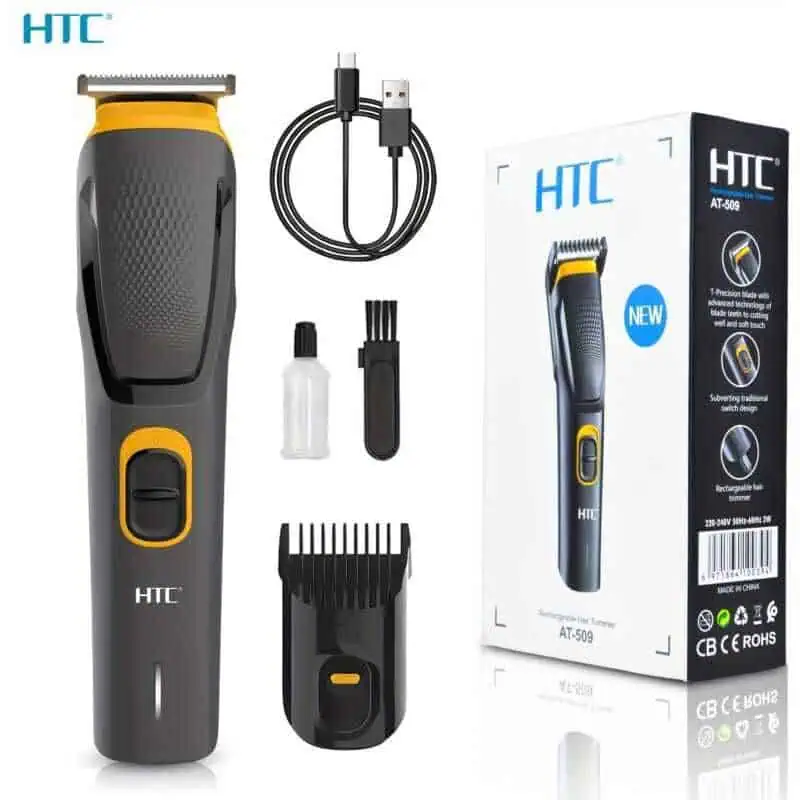 Buy HTC AT-509 Rechargeable Men’s Beard Trimmer Online at Best Price