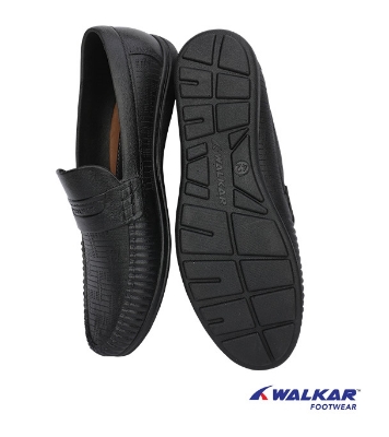Buy Walkar Men’s Waterproof Moccasin Shoe Black Online at Best Price